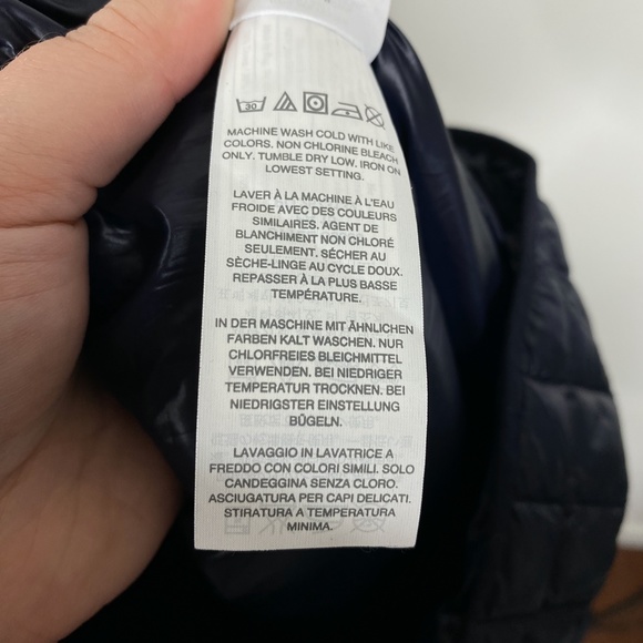 J. Crew Shiny Quilted Puffer Field Vest Blue Sz. XS - Picture 13 of 13